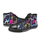 Floral In The Abstract - Women's High Top Canvas Shoes Womens Classic High Top Shoes Printed Offshore