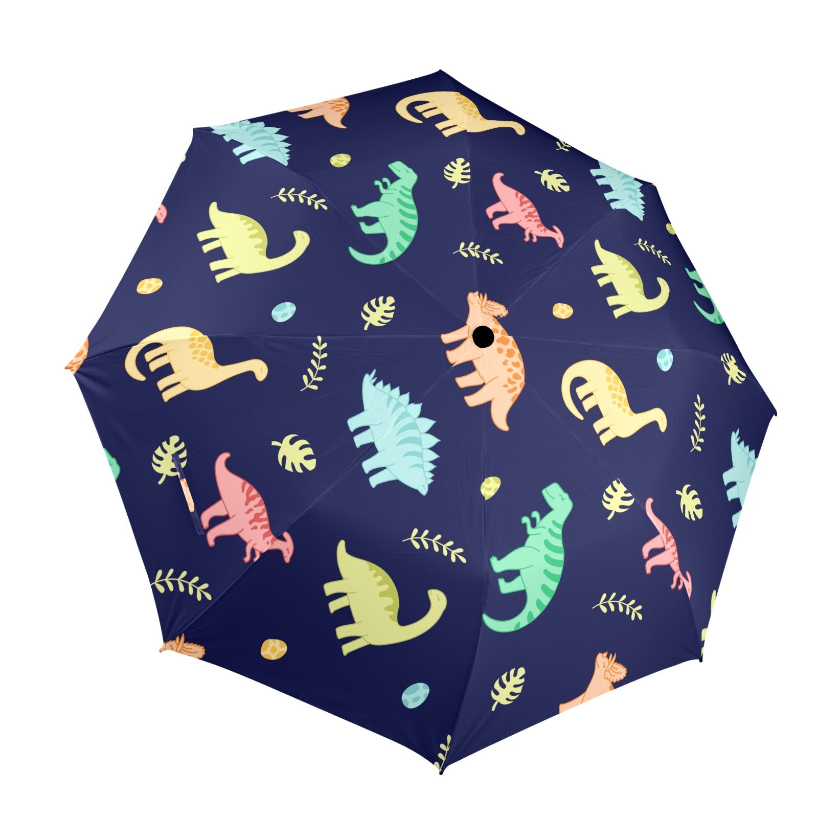 Dinosaurs - Semi-Automatic Foldable Umbrella (Model U12) One Size Semi-Automatic Foldable Umbrella (U12)