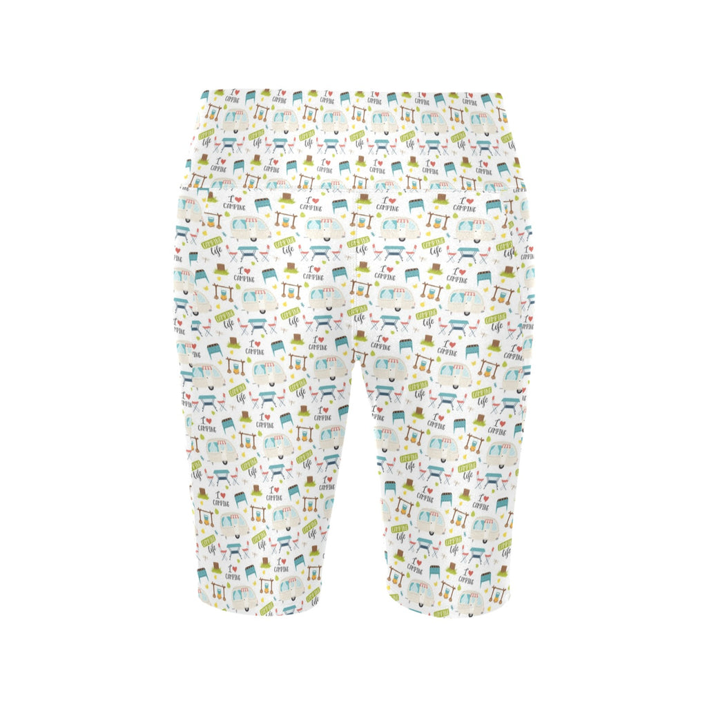 Camping Life Women's Bike Shorts With Side Pockets Women's Bike Shorts Printed Offshore