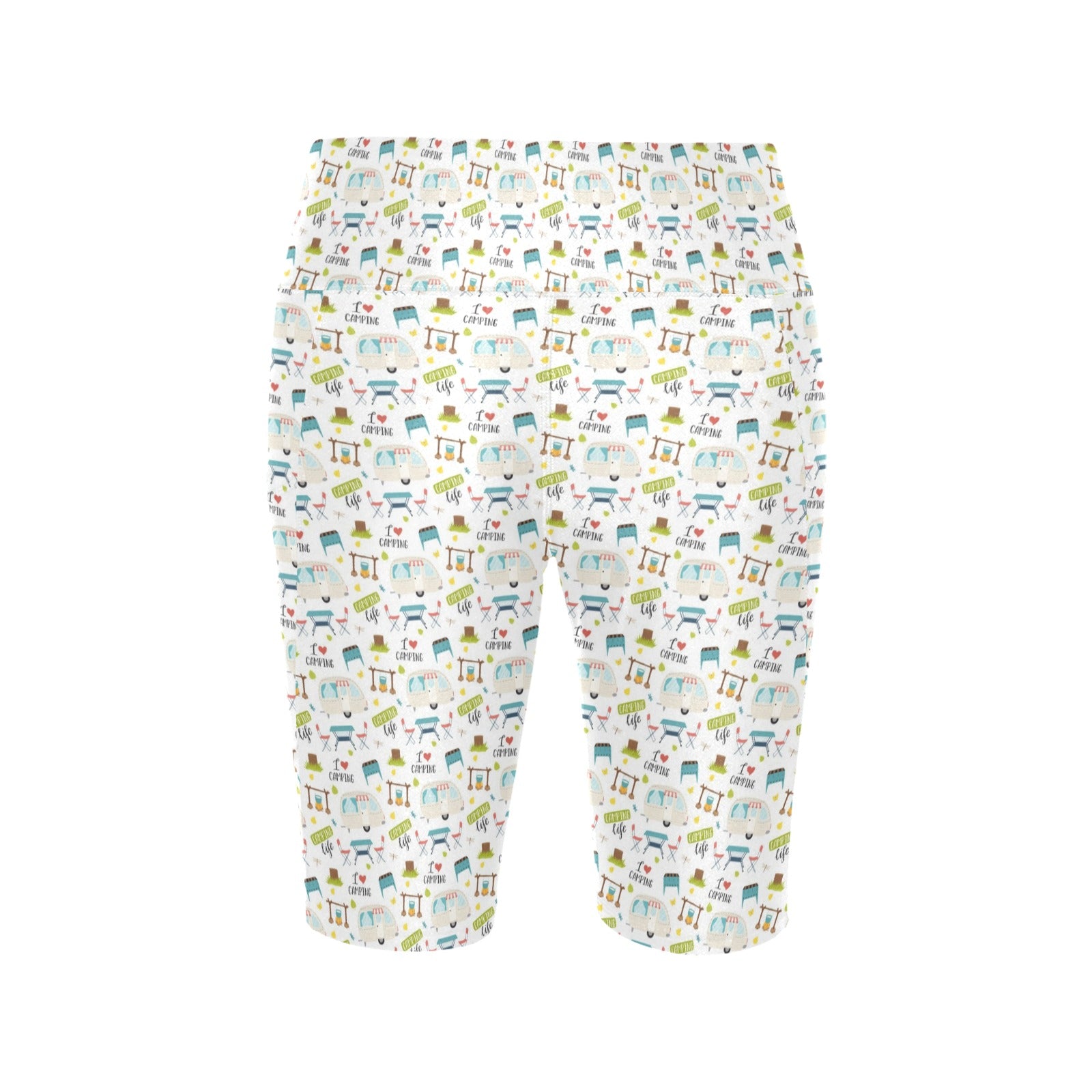 Camping Life Women's Bike Shorts With Side Pockets Women's Bike Shorts Printed Offshore