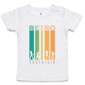 Retro Nostalgia - Baby T-shirt White Baby T-shirt Printed In Australia Retro