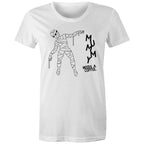 Mummy Needs A Coffee - Womens T-shirt White Womens T-shirt Coffee Mum Printed In Australia