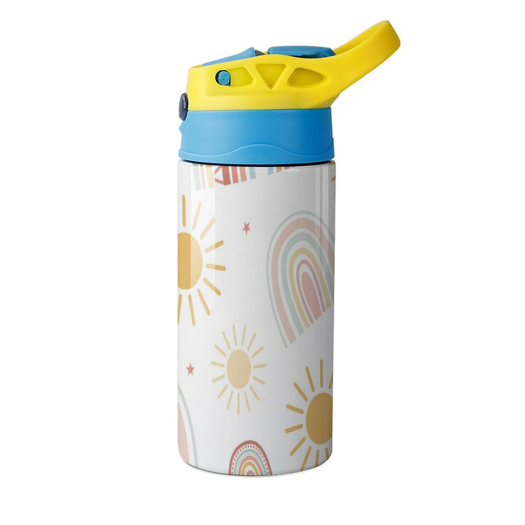 Pastel Rainbows - Little Kids Water Bottle Little Kids Water Bottle Printed Offshore
