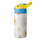Pastel Rainbows - Little Kids Water Bottle Little Kids Water Bottle Printed Offshore