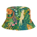 Jungle Animals Kids Bucket Hat black Kids Bucket Hat animal Printed Offshore