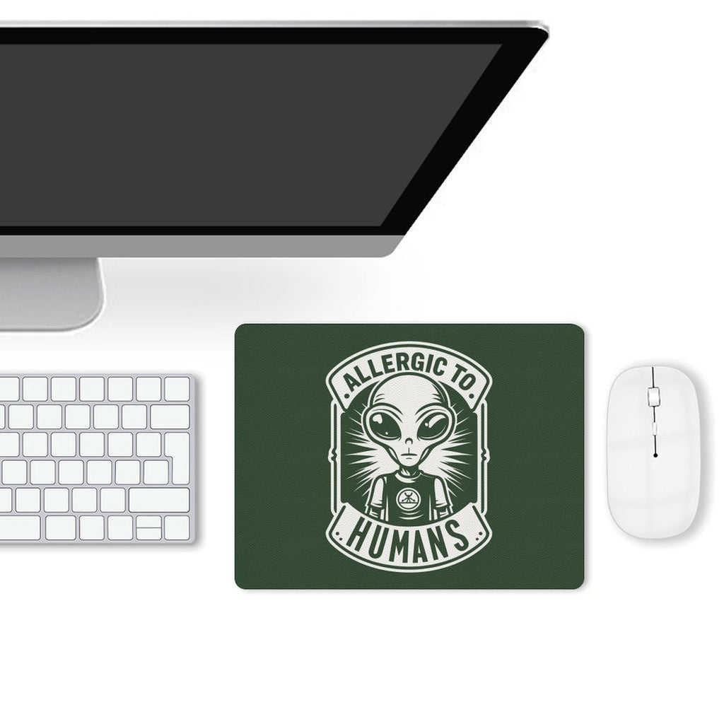 Allergic To Humans, Alien Leather Mouse Pad Leather Mouse Pad Printed Offshore Sci Fi