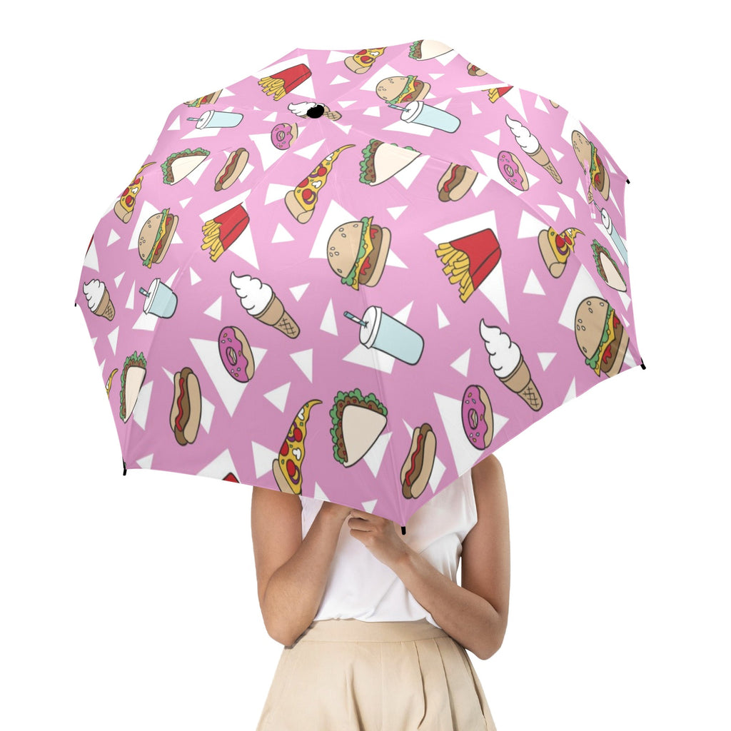 Fast Food - Semi-Automatic Foldable Umbrella (Model U12) Semi-Automatic Foldable Umbrella (U12)