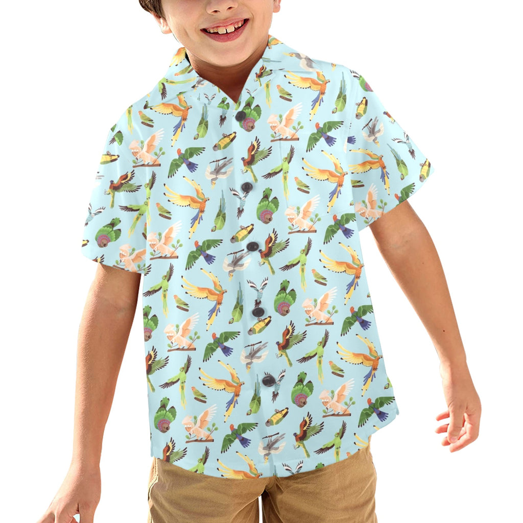 Parrots Junior Kids Hawaiian Shirt