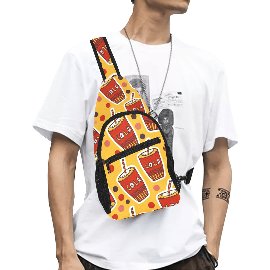 Cola Chest Bag One Size Cross Body Chest Bag Food Printed Offshore