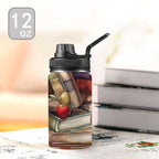 Watercolour Books - Kids Water Bottle with Chug Lid (12 oz) Kids Water Bottle with Chug Lid Printed Offshore Reading