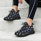Chess Pattern Women's Twisted Sole Sneakers