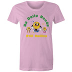 My Daily Moods - Womens T-shirt Pink Womens T-shirt Printed In Australia
