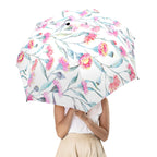 Pink Eucalyptus Flowers - Semi-Automatic Foldable Umbrella (Model U12) Semi-Automatic Foldable Umbrella (U12)