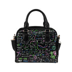 Equations In Green And Pink - Shoulder Handbag (Model 1634) One size Shoulder Handbags (1634)
