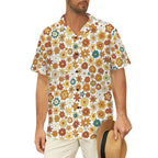 70's Style Floral Men's Hawaiian Shirt