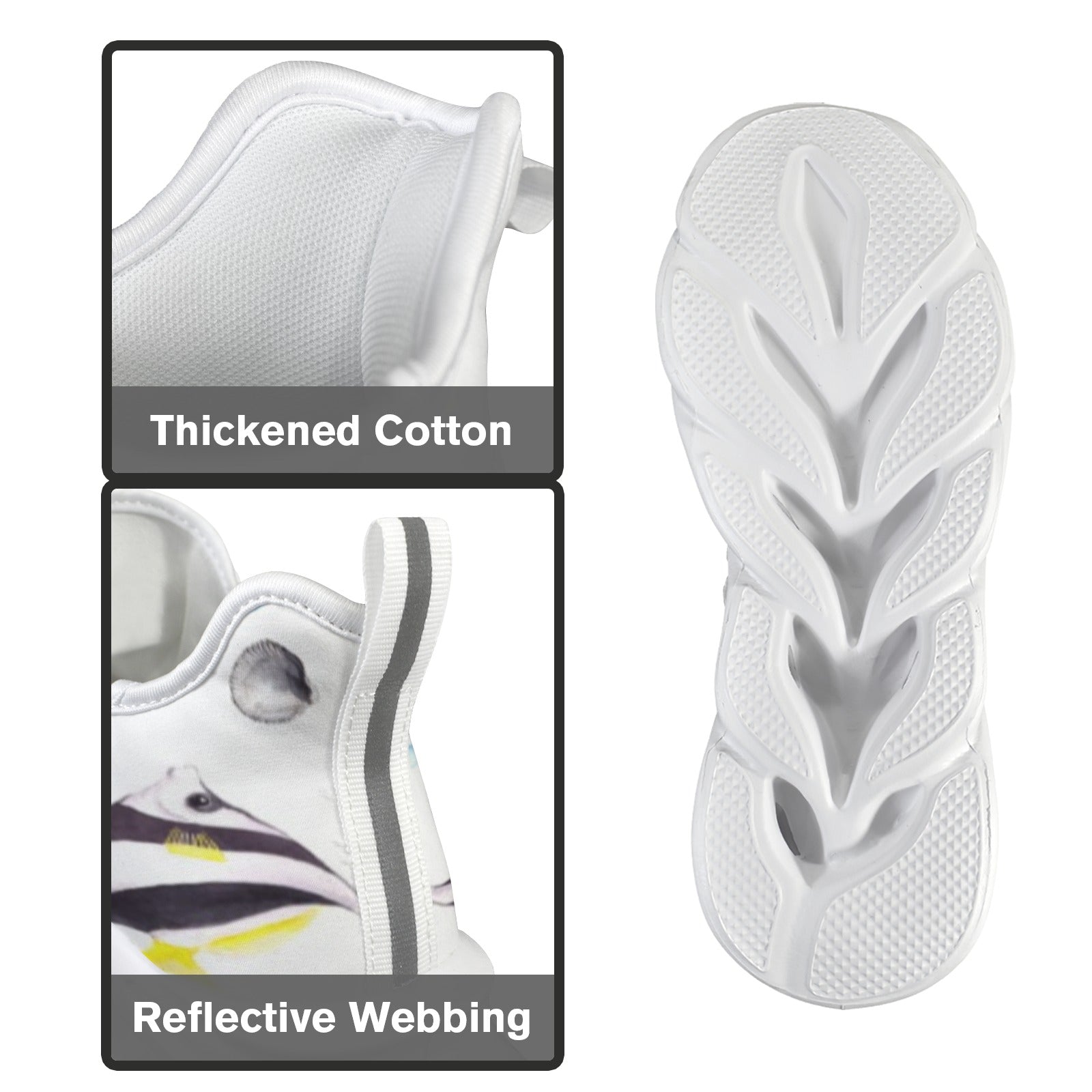 Tropical Fish Men's Twisted Sole Sneakers