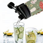 Toadstools - Insulated Water Bottle with Dual-Use Lid (18oz) Insulated Water Bottle with Dual-Use Lid (18oz) Printed Offshore