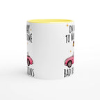 On My Way To Make Some Bad Decisions - White 11oz Ceramic Mug with Colour Inside Colour 11oz Mug animal Globally Fulfilled