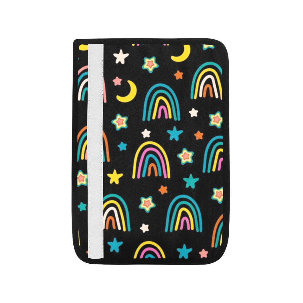 Rainbows Car Seat Belt Cover 7''x10'' (Pack of 2) Car Seat Belt Cover 7x10 (Pack of 2) Printed Offshore