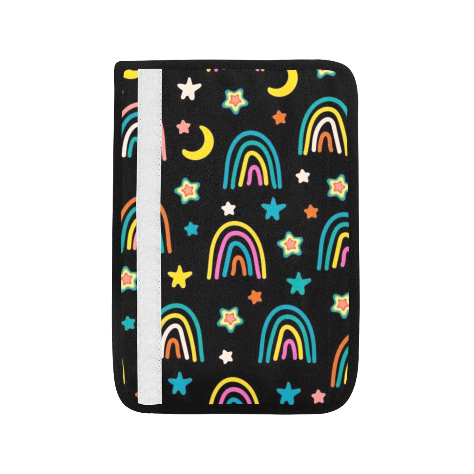 Rainbows Car Seat Belt Cover 7''x10'' (Pack of 2) Car Seat Belt Cover 7x10 (Pack of 2) Printed Offshore