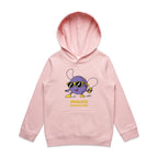 Music Moves Me - Kids Hoodie Pink Kids Hoodie Printed In Australia