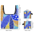 Blue Swirl - Collapsible Shopping Bag