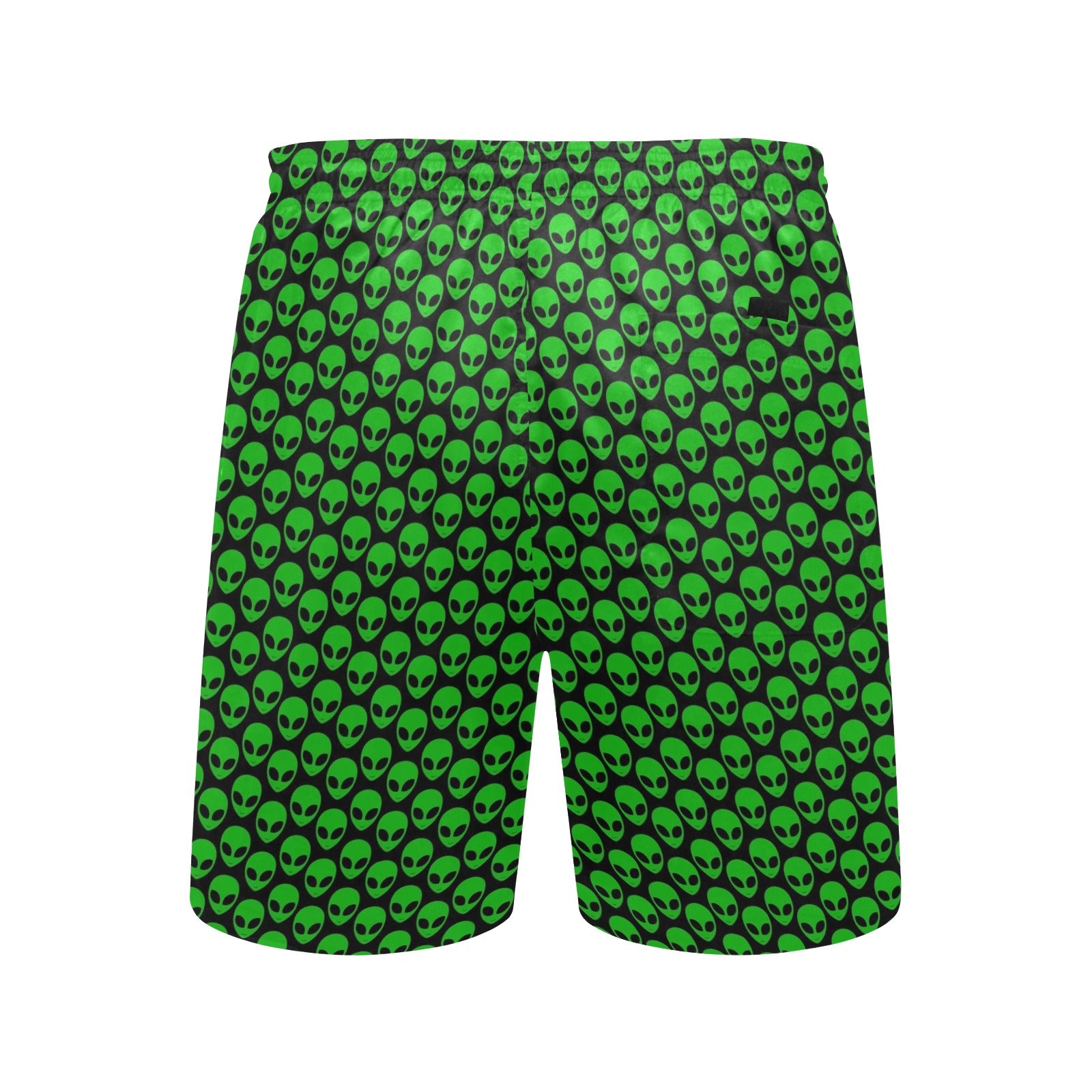 Aliens Men's Mid-Length Beach Shorts Men's Mid-Length Beach Shorts Printed Offshore Sci Fi