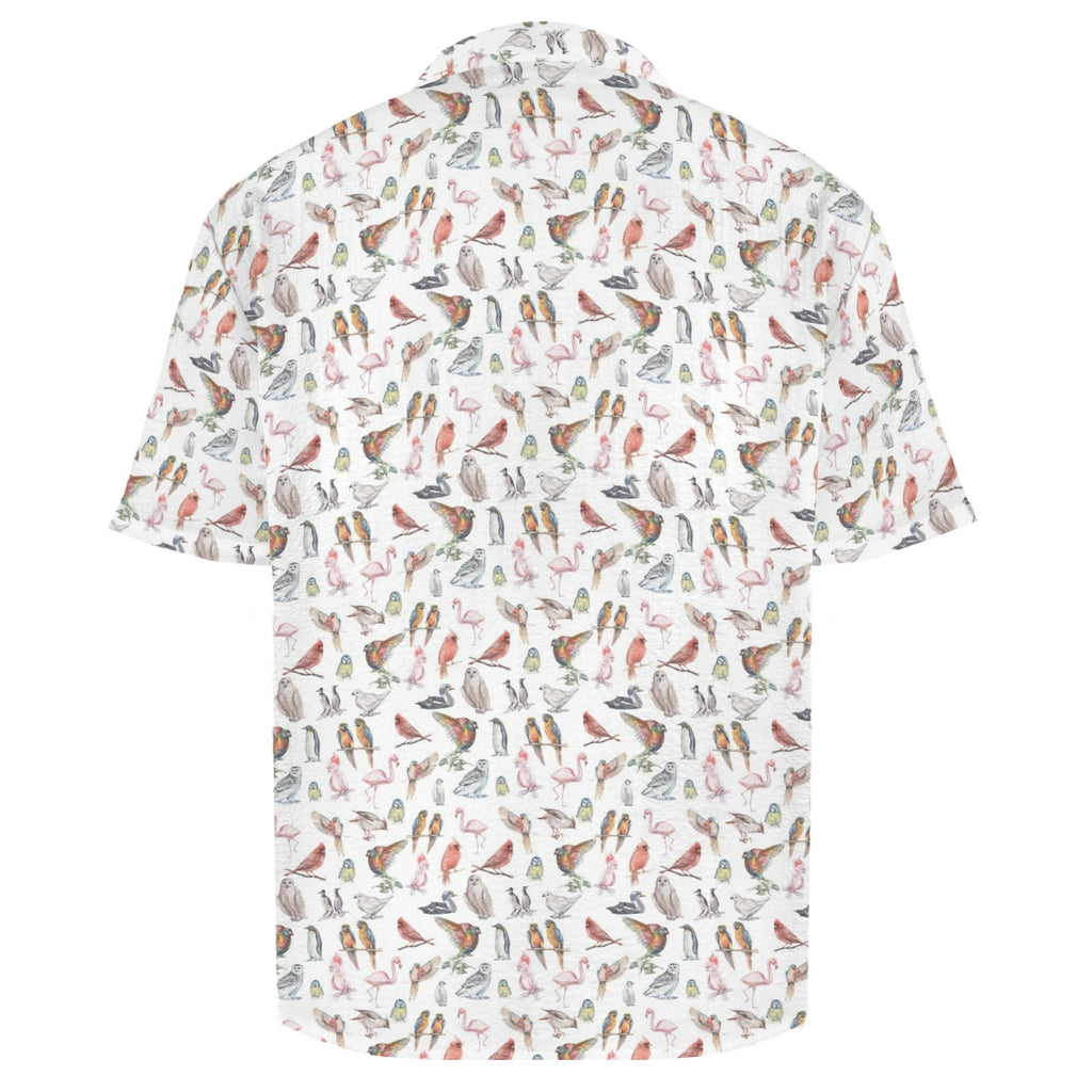 Birds Of A Feather Men's Crinkle Hawaiian Shirt