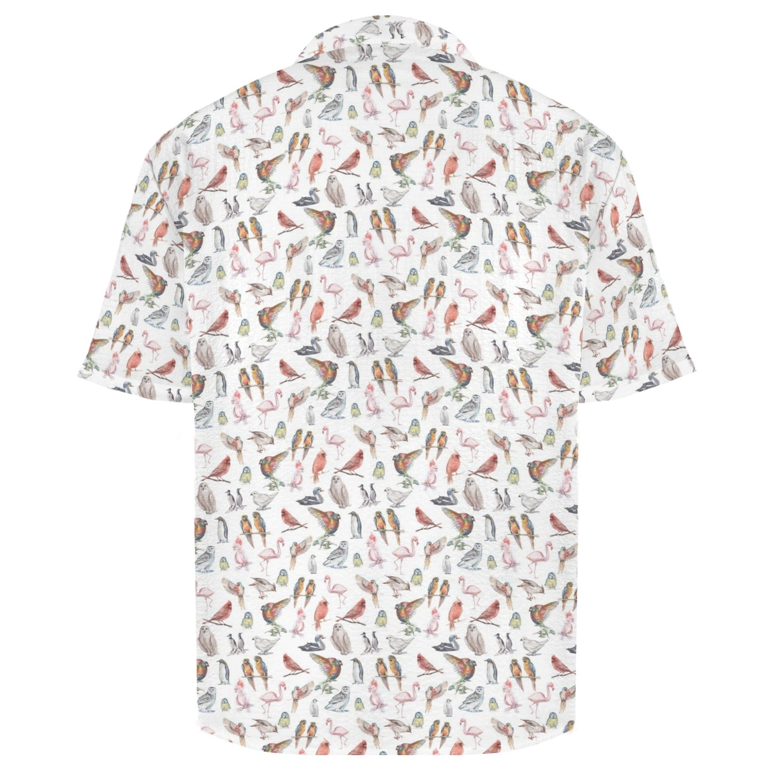 Birds Of A Feather Men's Crinkle Hawaiian Shirt