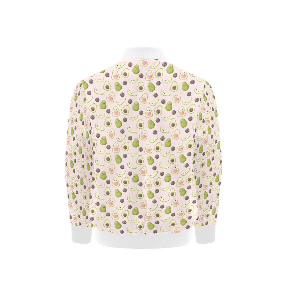 Avocado Love Kids Bomber Jacket Kids Bomber Jacket Food Printed Offshore