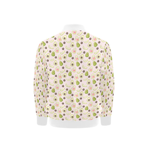 Avocado Love Kids Bomber Jacket Kids Bomber Jacket Food Printed Offshore