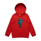 Robot - Kids Hoodie Red Kids Hoodie Printed In Australia