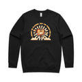 Classic Radio, Tuned For Fun AS Colour Stencil Crew Sweatshirt Unisex Black Sweatshirt Music Printed In Australia Retro