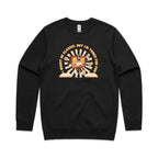 Classic Radio, Tuned For Fun - AS Colour Stencil Crew Sweatshirt Black Sweatshirt Music Printed In Australia Retro
