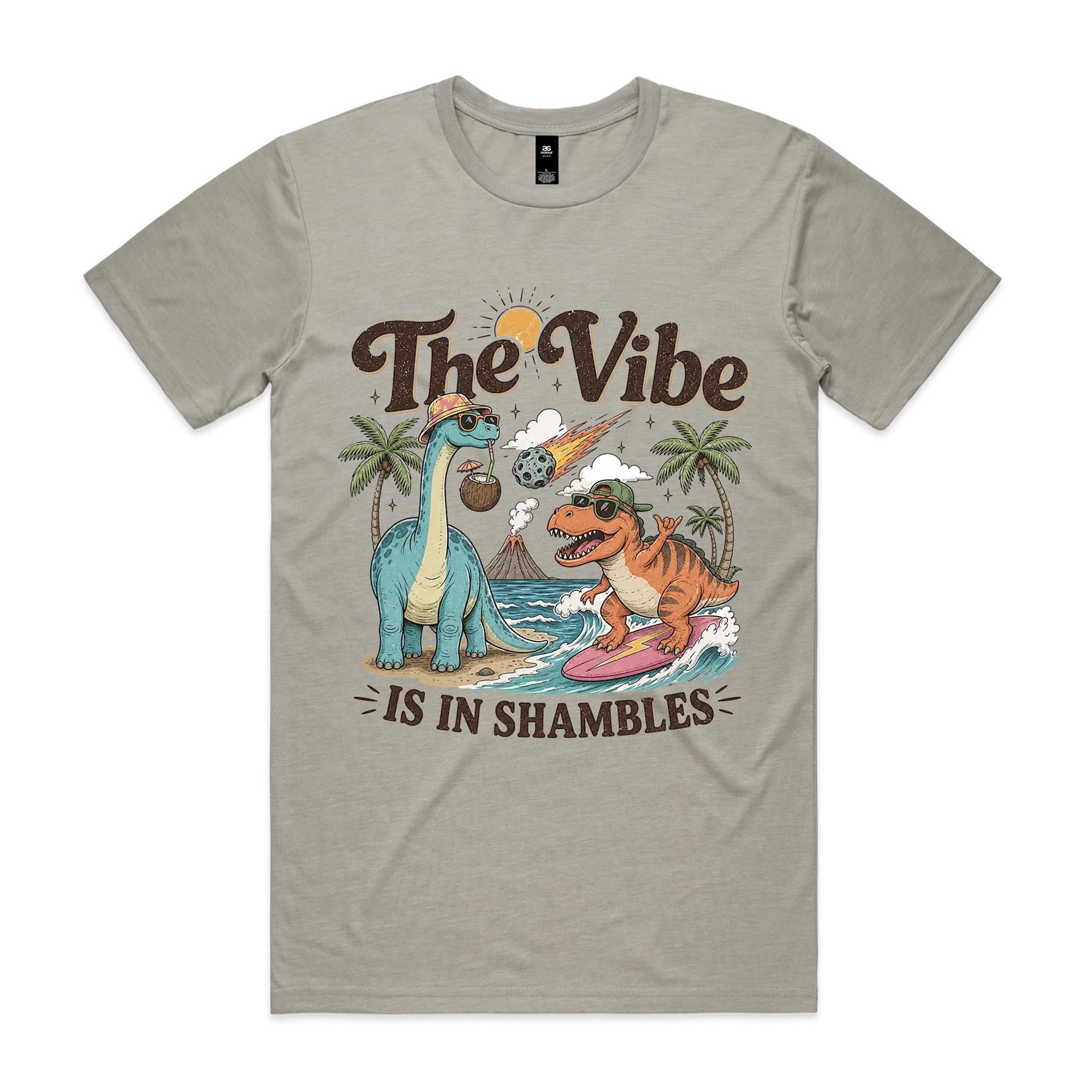 Dinosaurs, The Vibe Is In Shambles Men's AS Colour T-shirt