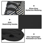 Black Stripes Men's Twisted Sole Sneakers