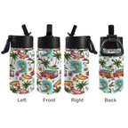 Surfing Safari 12oz Kids Water Bottle with Straw Lid
