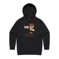 Even My Coffee Needs Coffee Women's AS Colour Hoodie Black Womens Hoodie Coffee Printed In Australia