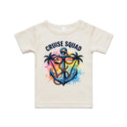 Cruise Squad, Anchor Baby Cruise T-shirt Natural Baby Cruise T-shirt Cruise Printed In Australia