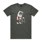Retro Gamer Men's AS Colour T-shirt Charcoal Mens T-shirt Games Printed In Australia