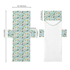 Parrots Beach Chair Towel Cover with Side Pockets
