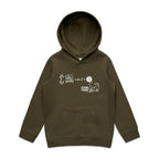 Cat String Theory Physics Kids AS Colour Hoodie