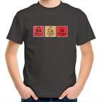 Bacon, Periodic Table - Kids Youth T-Shirt Charcoal Kids Youth T-shirt Food Printed In Australia Science