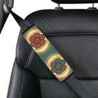 Vintage Floral Car Seat Belt Cover 7''x10'' (Pack of 2) Car Seat Belt Cover 7x10 (Pack of 2) Plants Printed Offshore