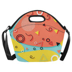 80's Abstract - Neoprene Lunch Bag/Large (Model 1669)