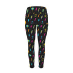 Fun Lightning - Women's High Waist Pockets Yoga Leggings