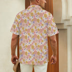 Faded Floral Men's Hawaiian Shirt