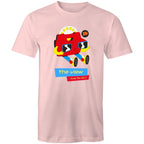 The View From The 90's - Mens T-Shirt Pink Mens T-shirt Games Printed In Australia Retro