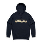 Scrabbling For Points - Mens Hoodie Navy Mens Hoodie Games Printed In Australia
