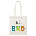 Big Bro - Parcel Canvas Tote Bag Default Title Small Tote Bag Printed In Australia
